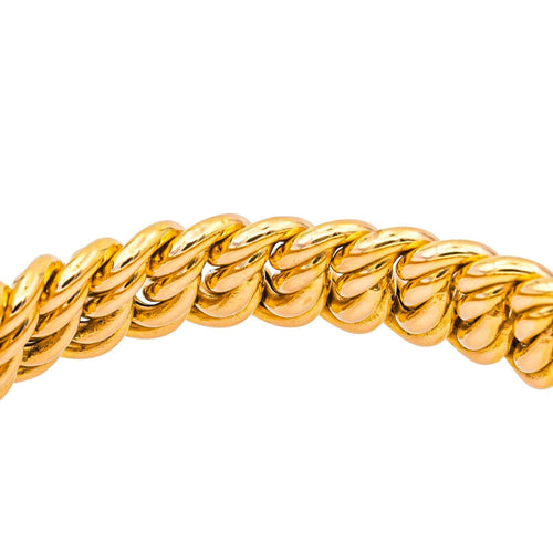 Bracelet Bracelet maille américaine en or rose 18 carats 58 Facettes 4693516CN