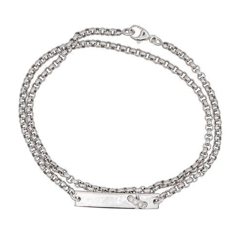 Bracelet Chaumet Liens Évidence - Bracelet en or blanc avec diamants 58 Facettes 4703591CN