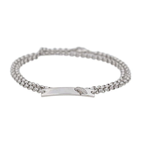 Bracelet Chaumet Liens Évidence - Bracelet en or blanc avec diamants 58 Facettes 4703591CN