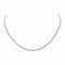 Collier Arthus Bertrand - Collier maille boule en or blanc 18 carats 58 Facettes 4704169CN