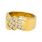 Bague 51 Bague en or jaune 18 carats sertie de diamants 58 Facettes 4712456CN
