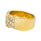 Bague 51 Bague en or jaune 18 carats sertie de diamants 58 Facettes 4712456CN