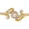 Bracelet Bracelet jonc en or rose 18 carats serti de diamants 58 Facettes 4712460CN