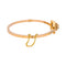 Bracelet Bracelet jonc en or rose 18 carats serti de diamants 58 Facettes 4712460CN