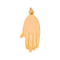 Pendentif Pendentif main de Fatma en or jaune 18 carats 58 Facettes 4712886CN