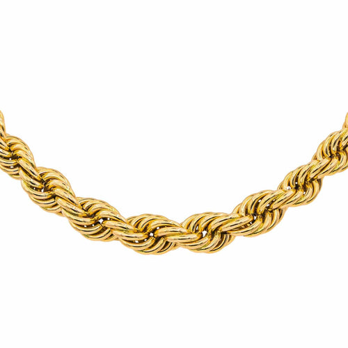 Collier Collier maille torsadée en or jaune 18 carats 58 Facettes 4717357CN