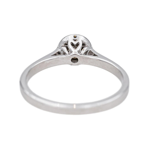 Bague 53 Bague pavée en or blanc 18 carats et diamants 58 Facettes 4723531CN