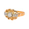 Bague 56 Bague en or rose et or blanc 18 carats sertie de diamants 58 Facettes 4724002CN