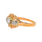 Bague 56 Bague en or rose et or blanc 18 carats sertie de diamants 58 Facettes 4724002CN