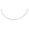 Collier Chaumet - Collier chaîne en or blanc 18 carats 58 Facettes 4733837CN