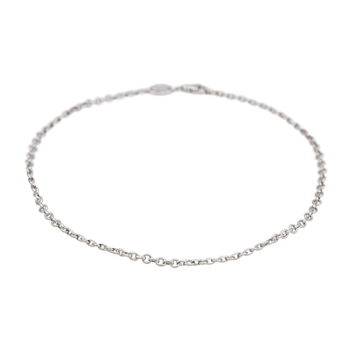 Collier Chaumet - Collier chaîne en or blanc 18 carats 58 Facettes 4733837CN