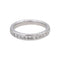 Bague 49 Bague demi-alliance en or blanc 18 carats et diamants 58 Facettes 4738162CN