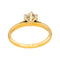 Bague 48.5 Bague solitaire en or jaune 18 carats avec diamant 58 Facettes 4745026CN