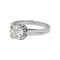 Bague 46 Bague solitaire en platine 950 sertie d’un diamant taille ancienne 58 Facettes 4745030CN