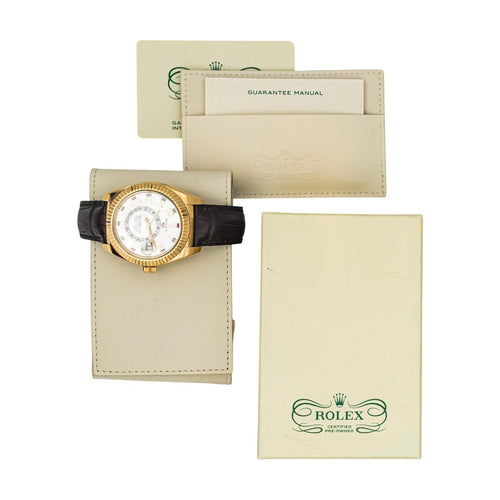 Montre Rolex Sky-Dweller - Montre en or jaune 18 carats 58 Facettes 4765737RV