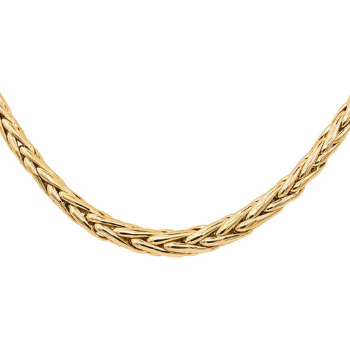 Collier Collier maille palmier en or jaune 18 carats 58 Facettes 4775361CN
