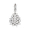 Pendentif Pendentif en or blanc 18 carats serti de diamants 58 Facettes 4776442CN