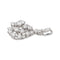 Pendentif Pendentif en or blanc 18 carats serti de diamants 58 Facettes 4776442CN