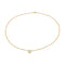 Collier Collier solitaire en or jaune 18 carats avec diamant taille brillant 58 Facettes 4791950CN
