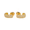 Boucles d'oreilles Boucles d’oreilles en or jaune 18 carats et diamants taille brillant 58 Facettes 4798567RV