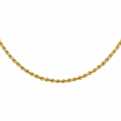 Collier Collier maille torsadée en or jaune 18 carats 58 Facettes 4799500CN