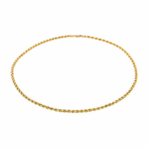 Collier Collier maille torsadée en or jaune 18 carats 58 Facettes 4799500CN