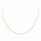Collier Collier maille gourmette en or jaune 18 carats 58 Facettes 4799522CN