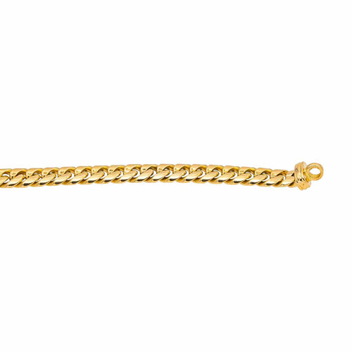 Collier Chopard Happy Diamond - Collier maille gourmette en or jaune et diamant 58 Facettes 4799569CN