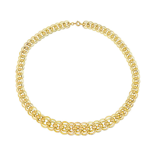 Collier Collier en or jaune et or rose 18 carats 58 Facettes 4799674CN