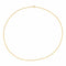 Collier Collier chaîne maille forçat en or jaune 18 carats 58 Facettes 4803041CN