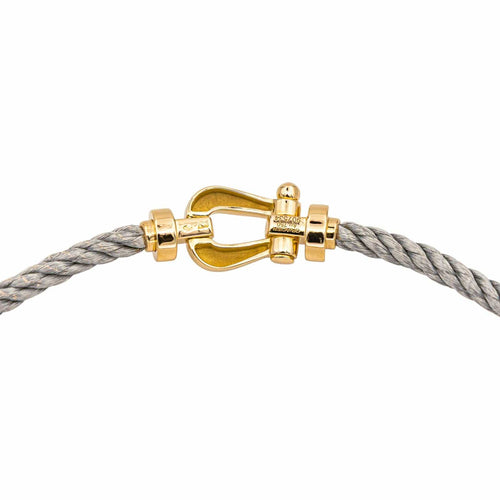 Collier Fred Force 10 - Collier en acier et or jaune 18 carats 58 Facettes 4804959CN