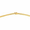 Collier Collier maille anglaise en chute en or jaune 18 carats 58 Facettes 4815035CN