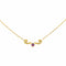 Collier Collier en or jaune 18 carats avec rubis et diamants 58 Facettes 4815596CN