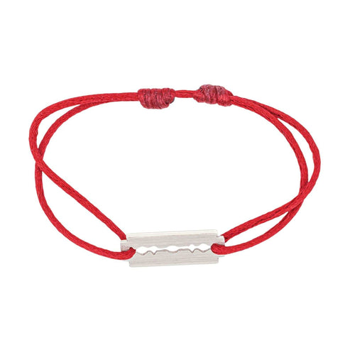 Bracelet Dinh Van - Bracelet cordon Lame de Rasoir en or blanc 58 Facettes 4815741CN