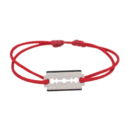 Bracelet Dinh Van - Bracelet cordon Lame de Rasoir en or blanc 58 Facettes 4815741CN