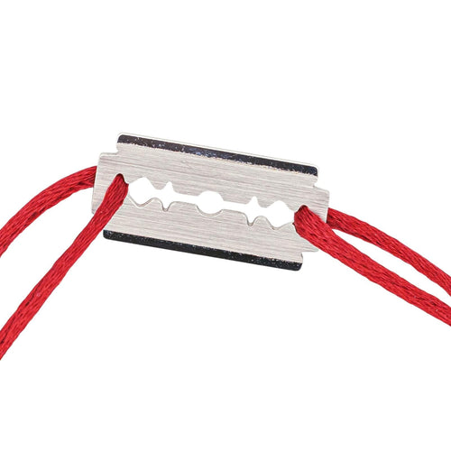 Bracelet Dinh Van - Bracelet cordon Lame de Rasoir en or blanc 58 Facettes 4815741CN