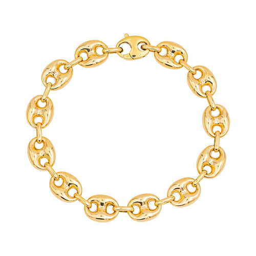 Bracelet Bracelet maille grain de café en or jaune 18 carats 58 Facettes 4815891CN