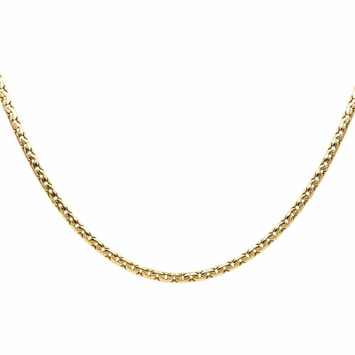 Collier Collier - Chaîne maille haricot en or jaune 18 carats 58 Facettes 4815914CN