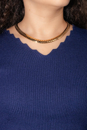 Collier Gay Frères - Collier maille anglaise en or jaune 18 carats 58 Facettes 4816160CN