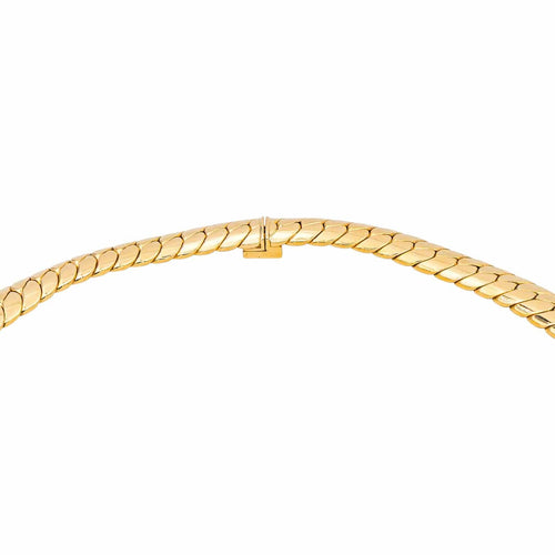 Collier Gay Frères - Collier maille anglaise en or jaune 18 carats 58 Facettes 4816160CN
