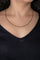 Collier Collier chaîne maille forçat en or rose 18 carats 58 Facettes 4824357CN