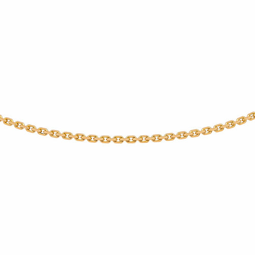 Collier Collier chaîne maille forçat en or rose 18 carats 58 Facettes 4824357CN