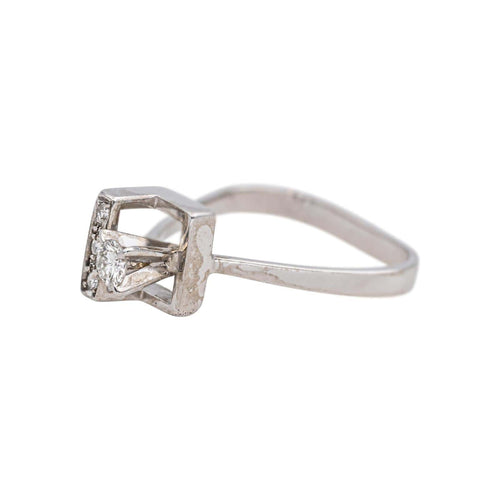 Bague 46 Bague Or blanc Diamant 58 Facettes 4824363CN