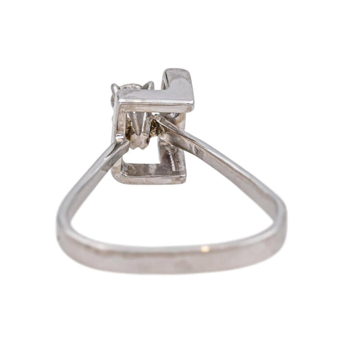 Bague 46 Bague Or blanc Diamant 58 Facettes 4824363CN
