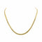 Collier Collier maille anglaise en or jaune 18 carats 58 Facettes 4824984CN