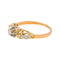Bague 54 Bague solitaire rétro en or rose 18 carats, platine et diamant 58 Facettes 4830527CN