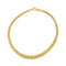 Collier Collier maille tressée en or jaune 18 carats 58 Facettes 4833140CN
