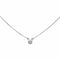 Collier Collier Solitaire Or blanc Diamant 58 Facettes 4836933CN