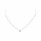 Collier Collier Solitaire Or blanc Diamant 58 Facettes 4836933CN
