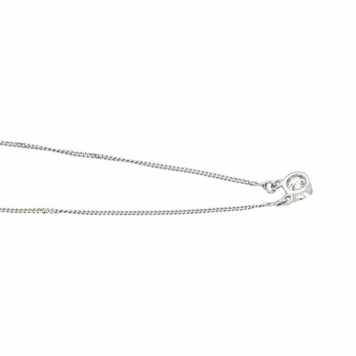 Collier Collier Solitaire Or blanc Diamant 58 Facettes 4836933CN
